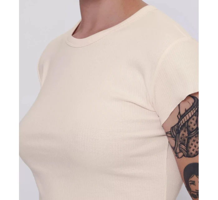 sloggi GO Ribbed T-Shirt - WHITE - SLOGGI WHITE - SLOGGI