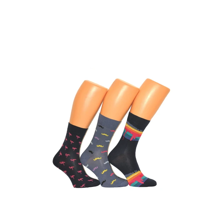 Pánske ponožky Wola Perfect Man vzorované W 94N03 Casual