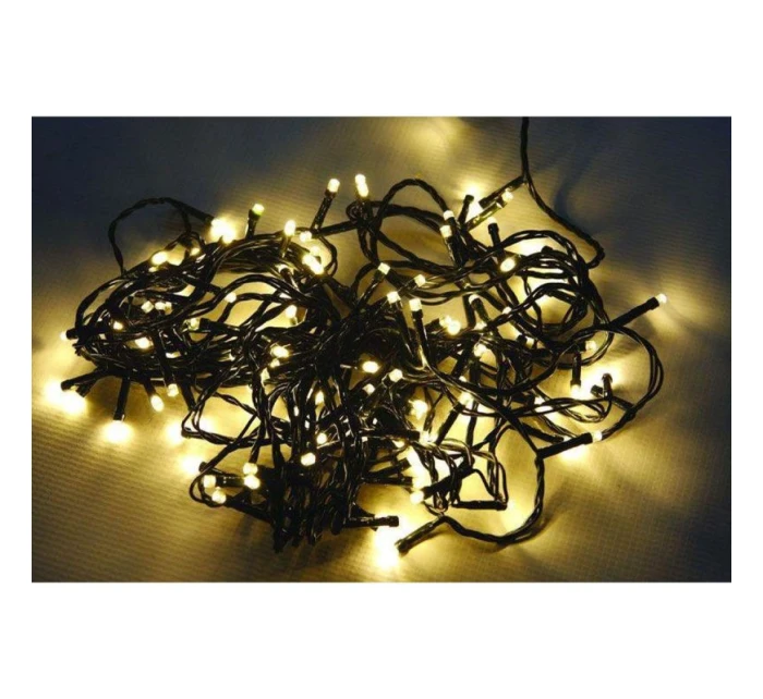 VIANOČNÝ STROMČEK SVETELNÁ REŤAZ 120 VIEDLA TEPLÁ BIELA