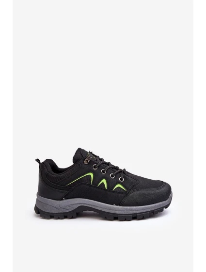 Męskie Buty Sportowe Trekkingowe Czarne Ibarina Męskie Buty Sportowe Trekkingowe Czarne Ibarina