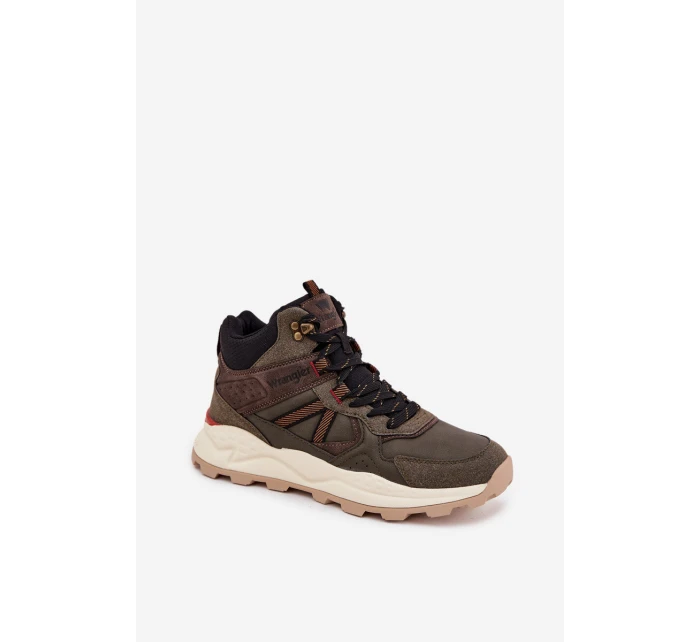 Buty Trekkingowe Męskie WRANGLER WEST MEN MID 20253027 Ciemnozielone