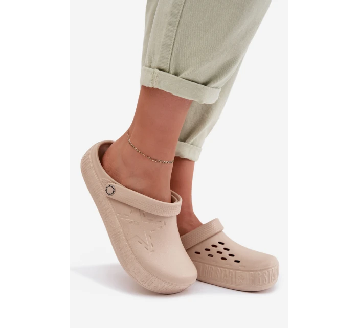 Dámské boty z Big Star Béžové model 22009899 - Big Star Shoes