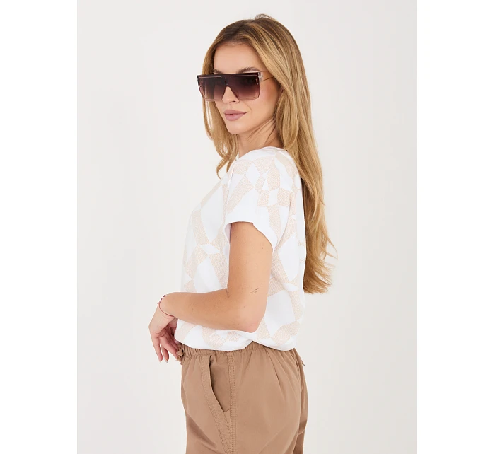 Bluzka RV BZ model 22102595 beżowy - FPrice