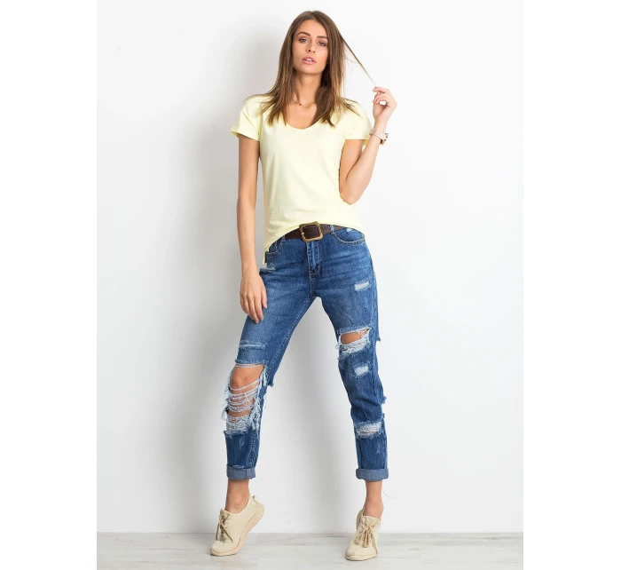 Tričko RV TS 4837.37P svetlo žltá