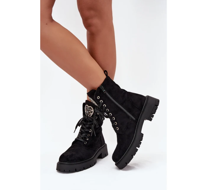 Šnurovanie vyšší model 216651 Krok v štýle