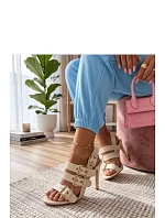 Sandále na podpätku model 227278 Solea