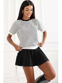 Svetr s krátkymi rukávmi, model 230141, Italy Moda