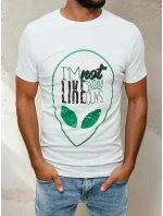 Pánské tričko s potiskem bílé Dstreet model 21962382 - FashionStreet Pánské tričko s potiskem bílé Dstreet model 21962382 - FashionStreet