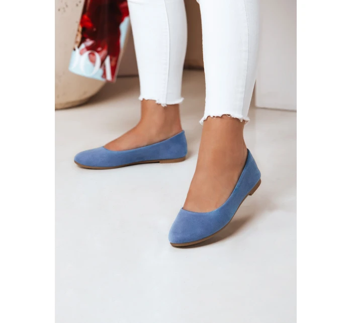 Dámské semišové baleríny modré Dstreet model 21983937 - FashionStreet Dámské semišové baleríny modré Dstreet model 21983937 - FashionStreet