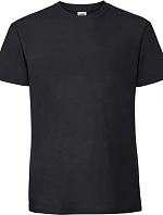 Fruit of the Loom Iconic 195 T Pánske tričko z hrubého materiálu 16.1422 čierne