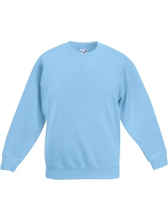 Fruit of the Loom Classic Kids Set-In Sweat Detská mikina 16.2041 sky blue