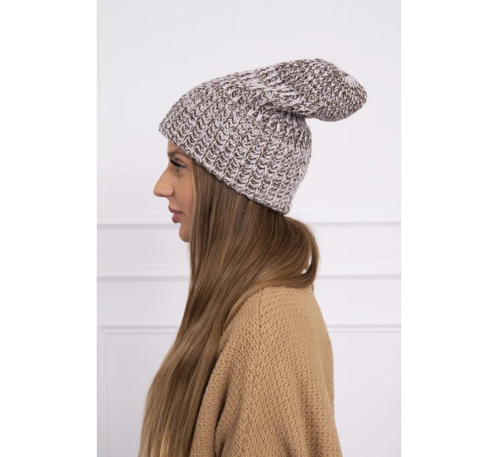 Dámska čiapka Delia K260 tmavo béžová Dámska čiapka Delia K260 tmavo béžová
