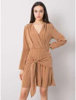 Šaty 322 SK 10099.40 svetlo hnedá