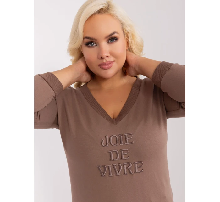 Blúzka RV BZ 9143.87P hnedá