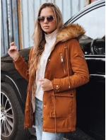 Dámska parka STELLA camel FashionStreet TY3182