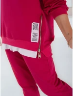 Dámska tepláková súprava TORONTO fuchsiová FashionStreet AY0955 Dámska tepláková súprava TORONTO fuchsiová FashionStreet AY0955