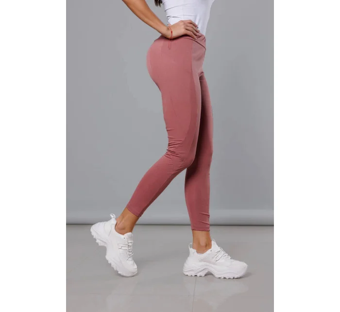 Dámské trekingové legíny ve špinavě růžové barvě model 18498139 - Therapy