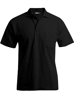 Promodoro 4100 Pánske polo s náprsným vreckom Heavy Piqué 40.4100 čierne