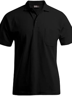 Promodoro 4100 Pánske polo s náprsným vreckom Heavy Piqué 40.4100 čierne