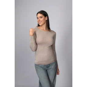 Dámsky sveter s výstrihom a kašmírovou zmesou Intimidea Farba: Dámsky sveter s výstrihom a kašmírovou zmesou Intimidea Farba: