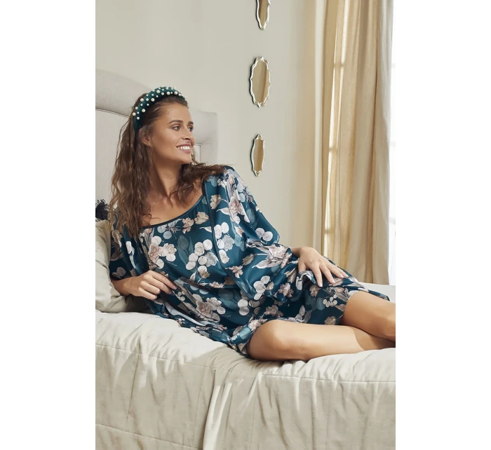 Talianska móda Scarlet po celej dĺžke farba:print/green Talianska móda Scarlet po celej dĺžke farba:print/green