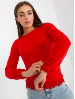 Blúzka LK BZ 506786.58P červená