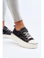 Dámske tenisky na pevnej podrážke Big Star Black