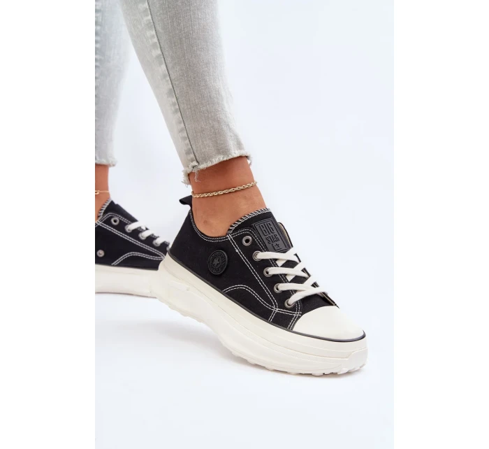 Dámske tenisky na pevnej podrážke Big Star Black