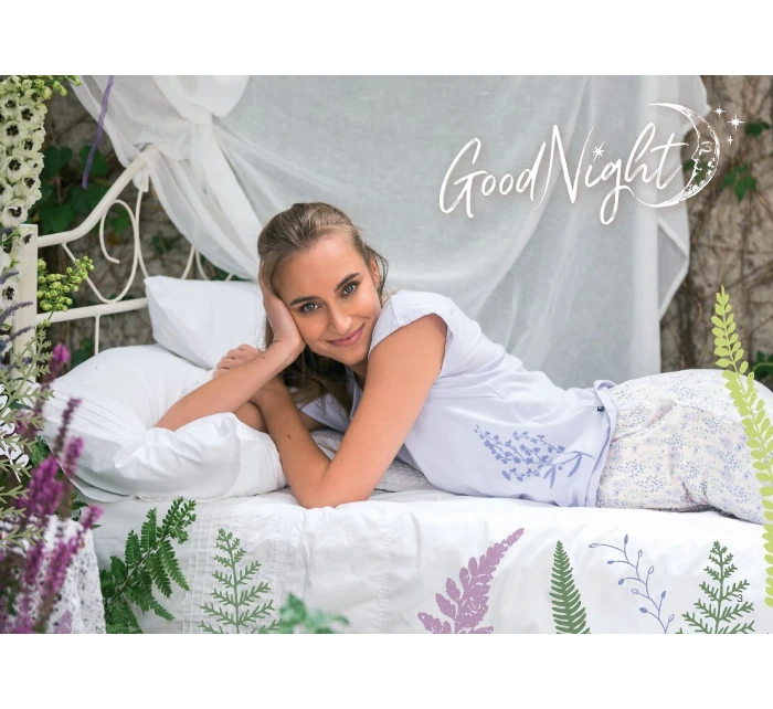 Kľúč LNS 986 B26 cr/r S-XL dámske pyžamo