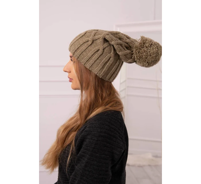 Milano fleecová čiapka K203 khaki