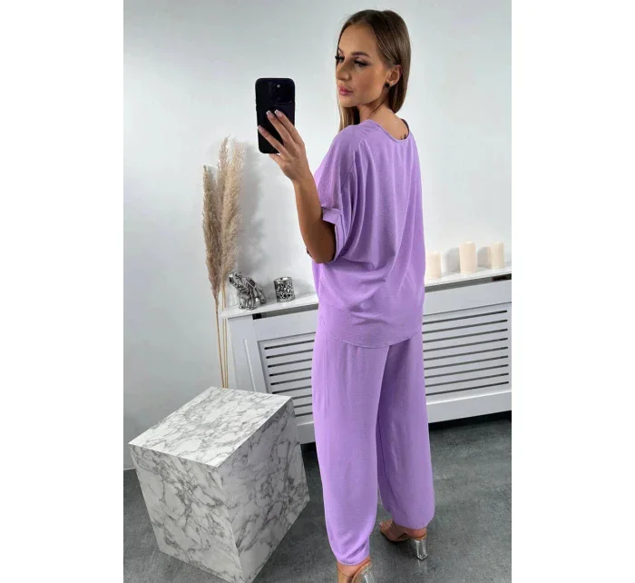 Súprava blúzky a nohavíc svetlo fialová Súprava blúzky a nohavíc svetlo fialová