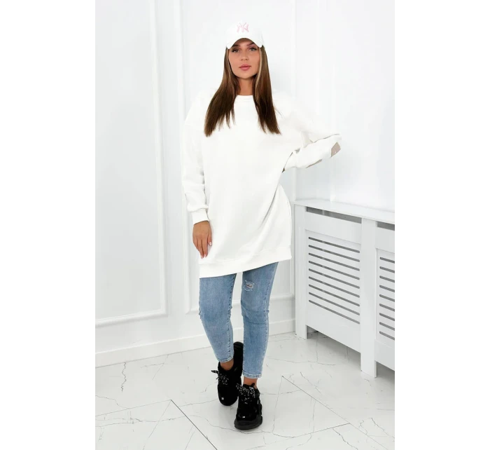 Izolovaná mikina s nápisom California ecru