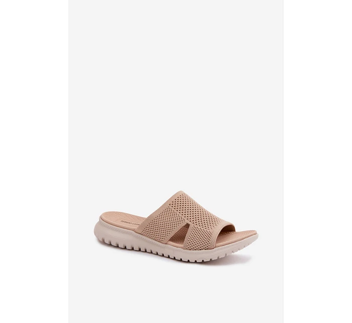 Dámské pantofle Sergio Leone KL064 Béžové