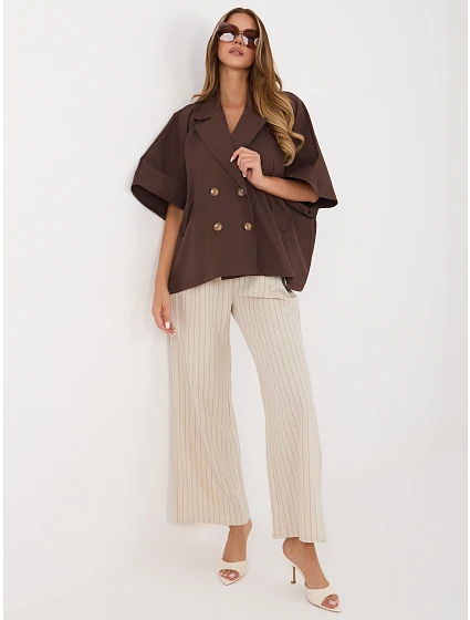 IT KR FL10153KSM.86 hnedý kabát