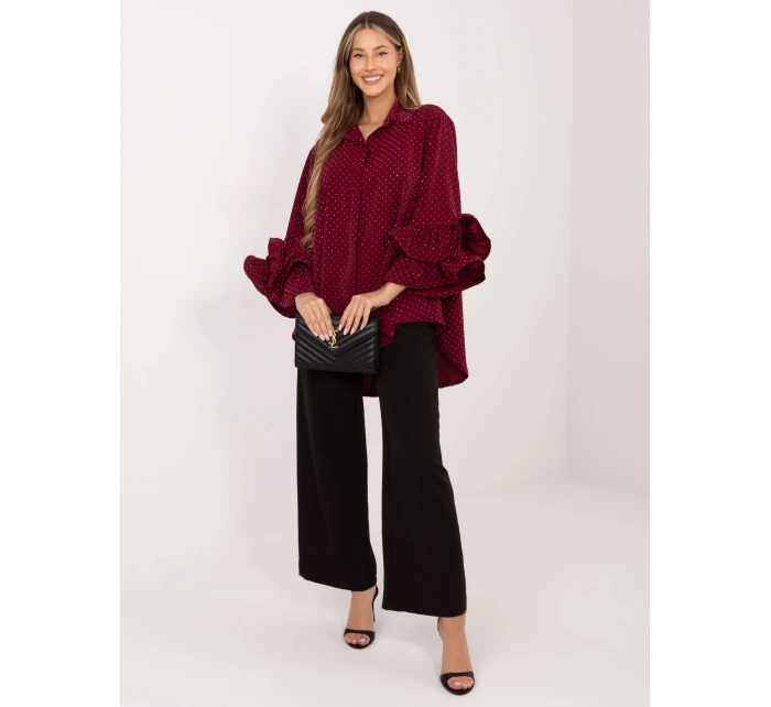 Košeľa IT KS 8381 1.64 bordová Košeľa IT KS 8381 1.64 bordová