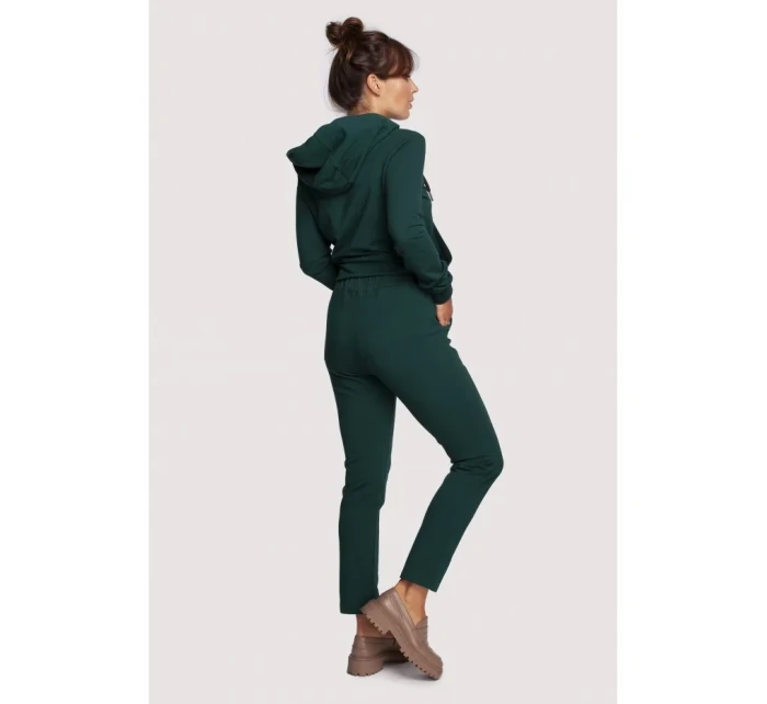 Kalhoty s nohavicí a  tmavě zelené model 18004375 - BeWear