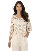 Blúzka MI BZ 9007.77 béžová - FPrice