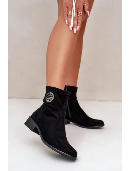 Topánky na podpätku model 199422 Step in style