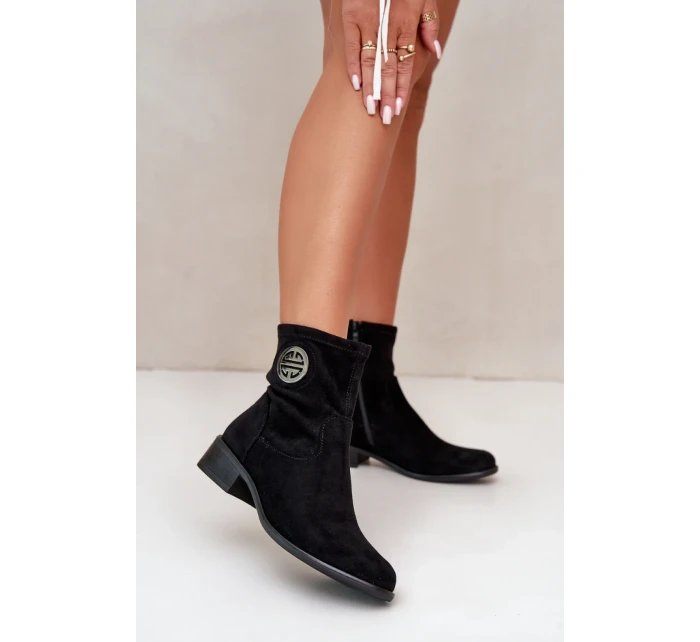 Topánky na podpätku model 199422 Step in style