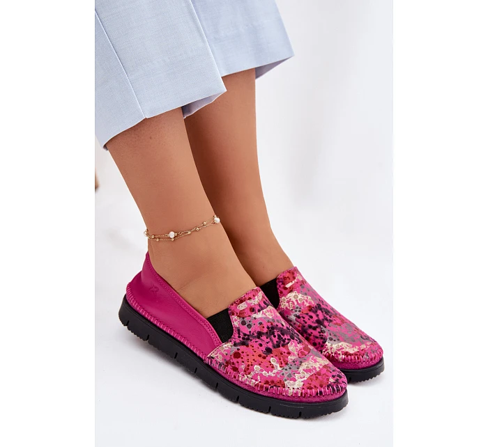 Dámské nazouvací kožené polobotky model 22100727 - Maciejka