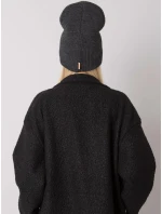 Dámská čepice model 16175466 tmavě šedá - FPrice Dámská čepice model 16175466 tmavě šedá - FPrice