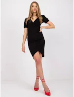 Šaty RV SK model 17047357 černá - FPrice Šaty RV SK model 17047357 černá - FPrice