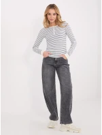 Blúzka WT BZ A1271.49 bielo-čierna Blúzka WT BZ A1271.49 bielo-čierna