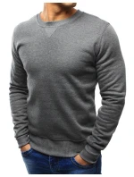 Pánska mikina s kapucňou antracitová BX4823