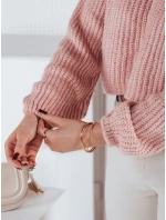 Dámsky oversize sveter BILLIS pink FashionStreet MY2283