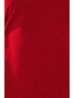 Dámske šaty v bordovej farbe s mašľami model 6291446