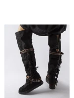 Čižmy na klinovom podpätku model 205788 Solea