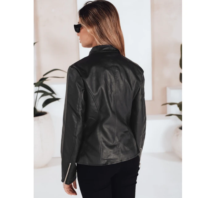 Dámská kožená bunda černá Dstreet model 21991862 - FashionStreet