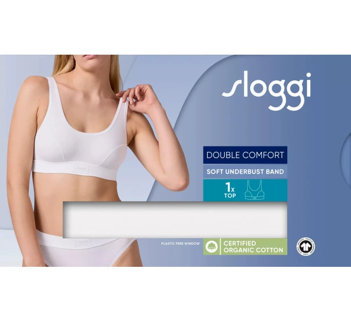 sloggi Double Comfort T Top - WHITE - SLOGGI WHITE - SLOGGI