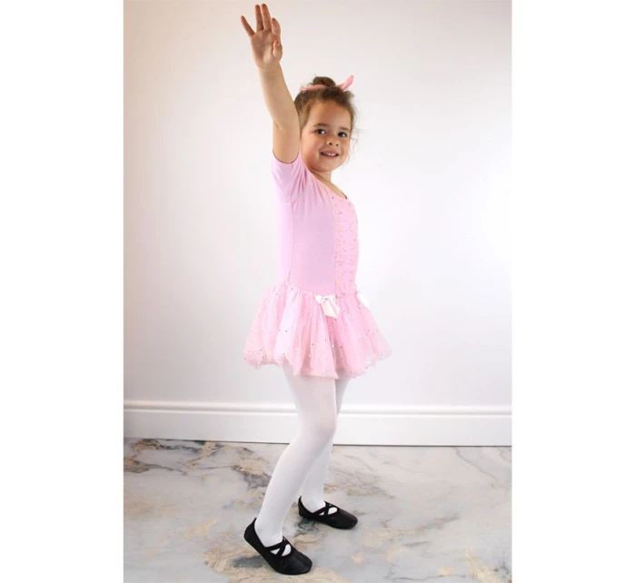 Dívčí kožené baleríny černé model 17296811 - Nazo